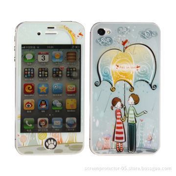 Inner-printing Screen Protectors for iPhone 5, Innovative Fadeless Inner Printing Technology